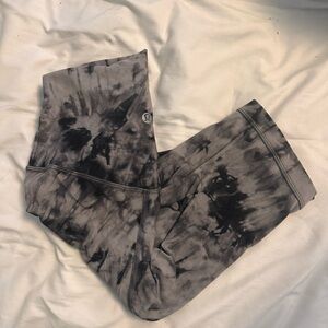 lululemon athletica Black and Gray Athletic Shorts